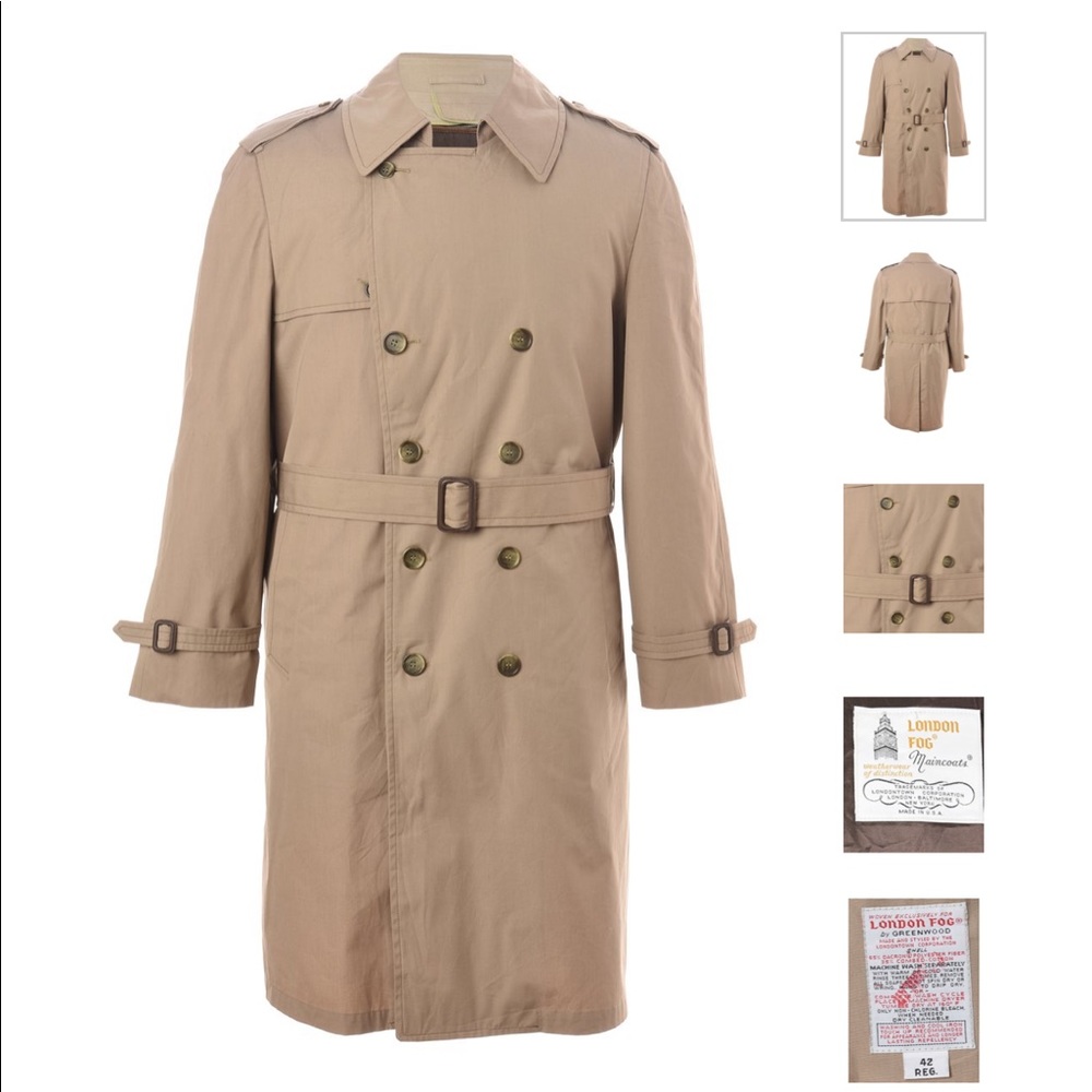 VTG 1970s London Fog trench coat